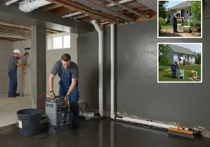 Basement Waterproofing and Flood Prevention process in McQueeney, TX